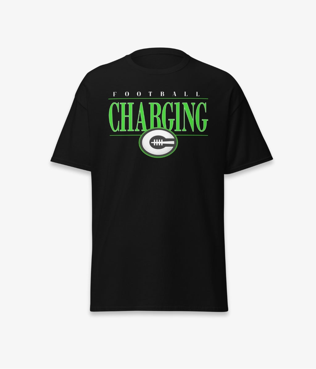 CHARG1NG Football Signature Bar Tee