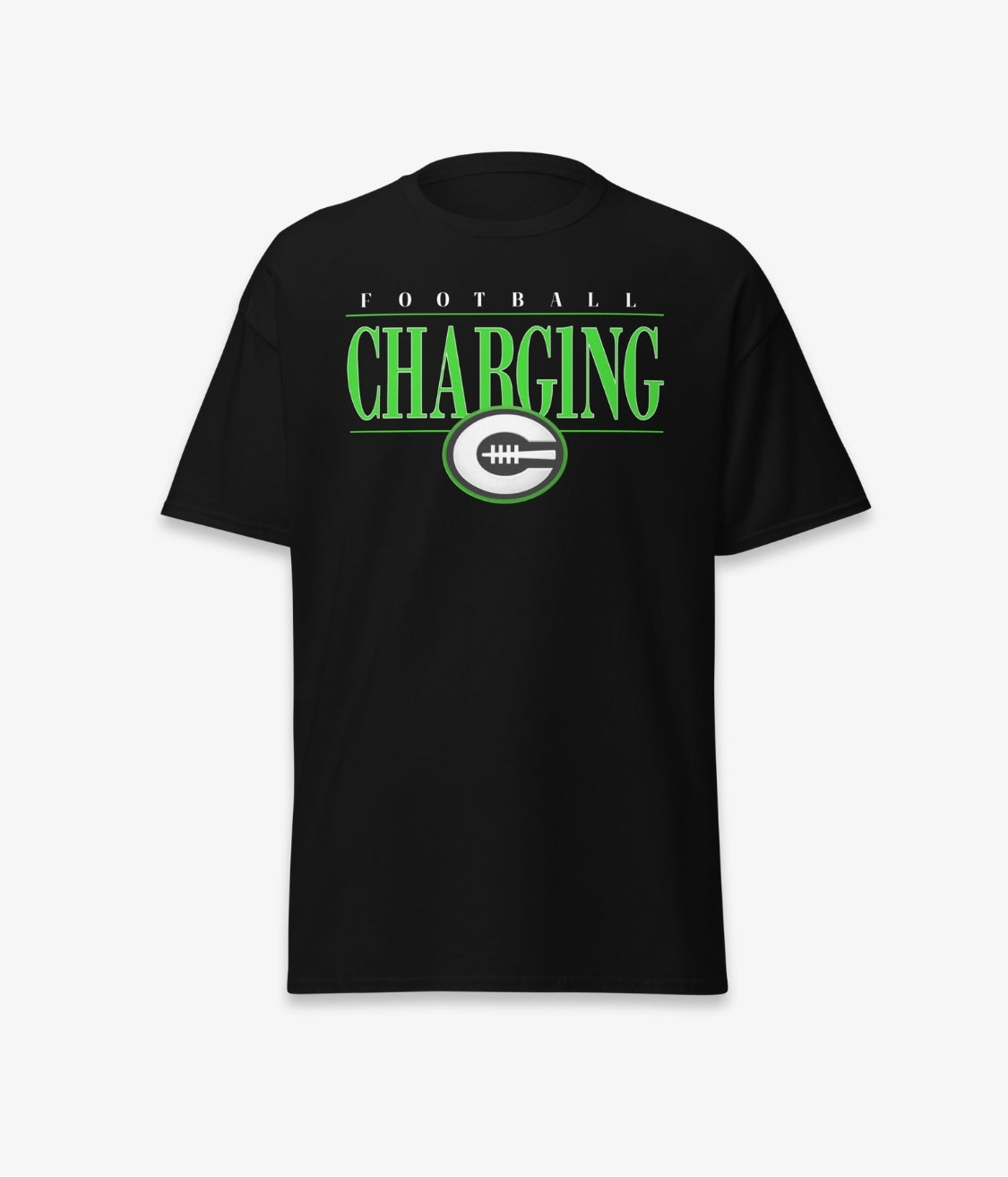 CHARG1NG Football Signature Bar Tee