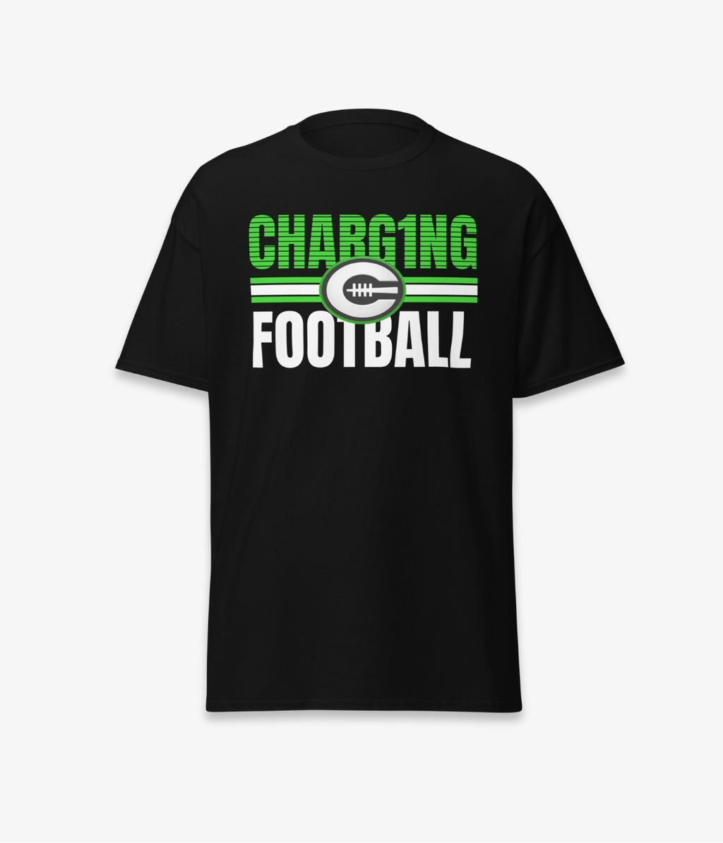 CHARG1NG Football Signature Stripe Tee