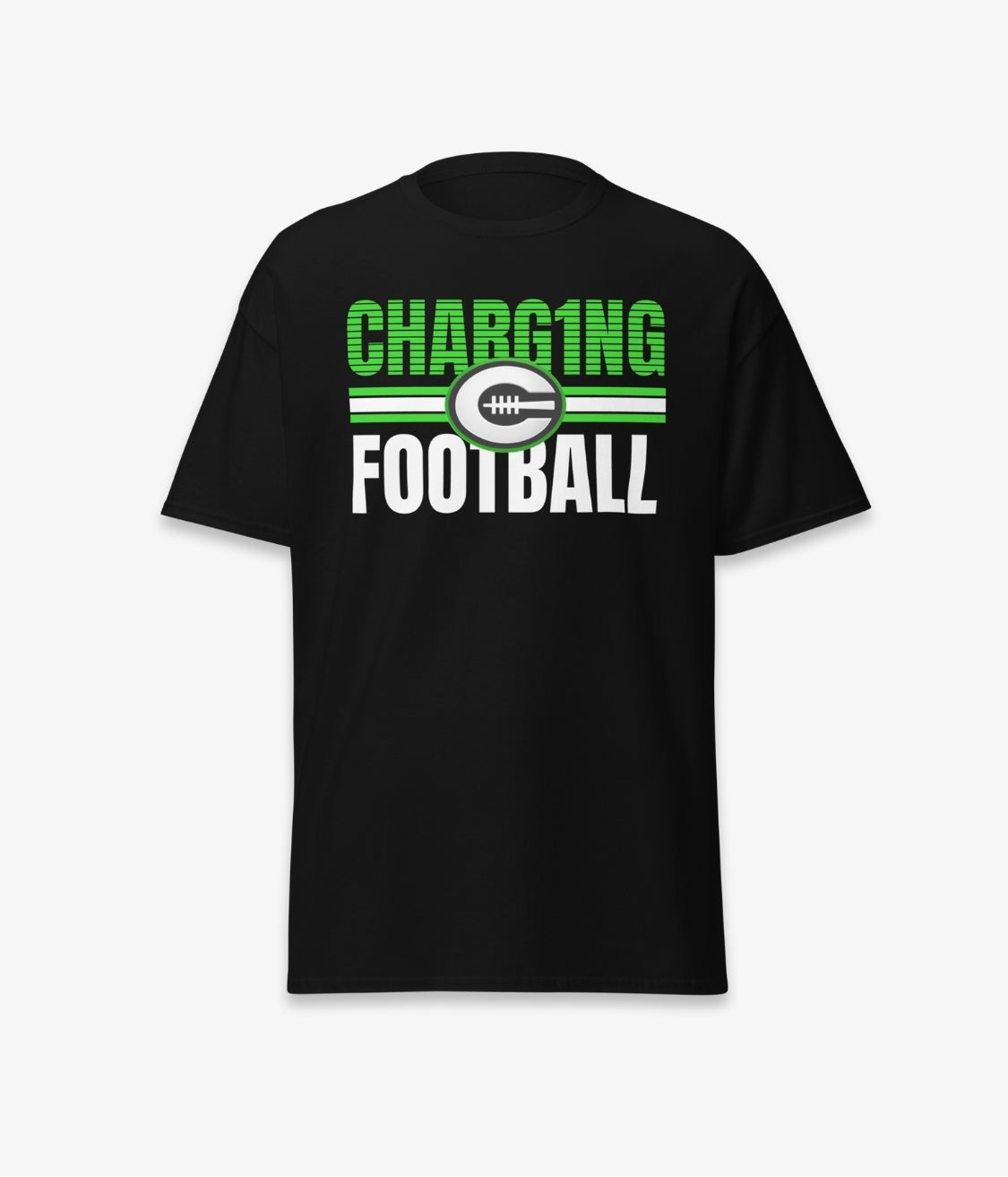 CHARG1NG Football Signature Stripe Tee