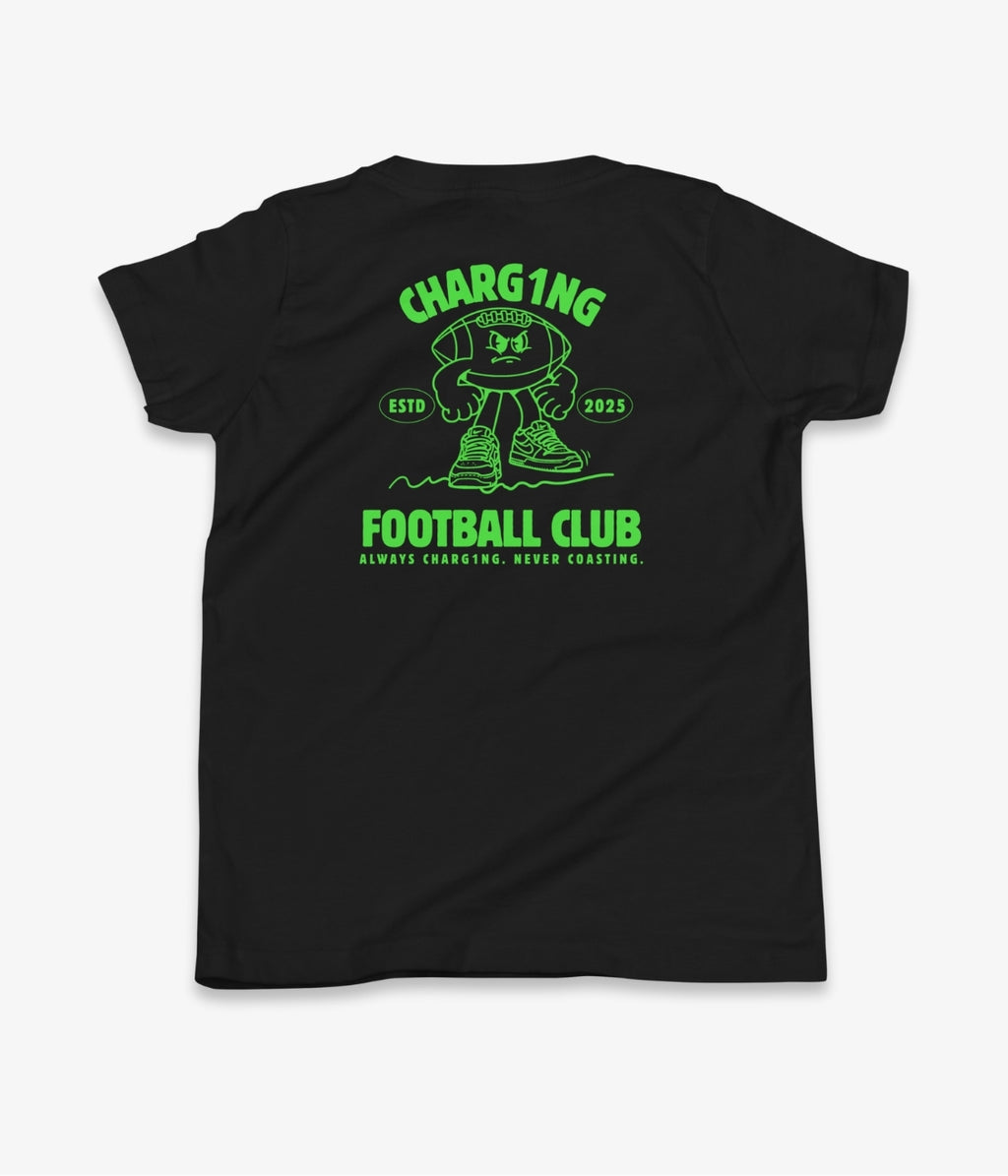 Youth CHARG1NG Football Club Tee (black)