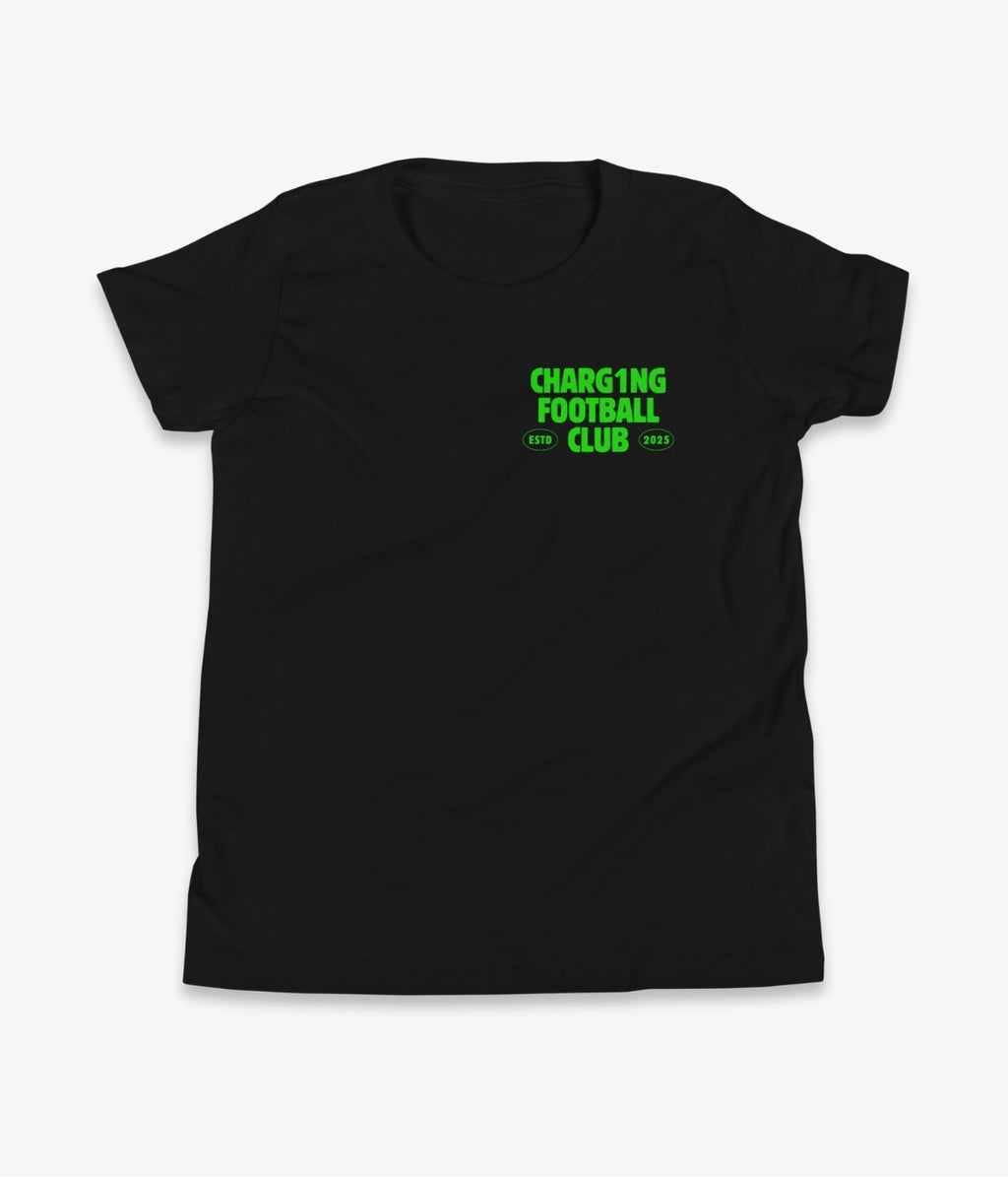 Youth CHARG1NG Football Club Tee (black)
