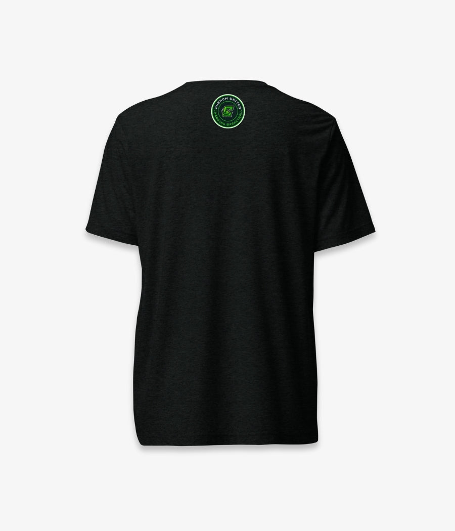 The Bolt 26 Short Sleeve Tri-Blend Tee (black)