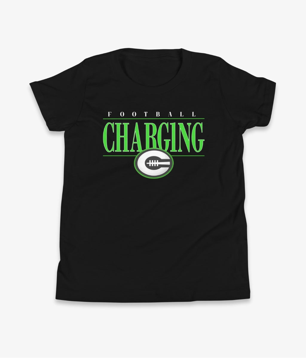 Youth CHARG1NG Football Signature Bar Tee