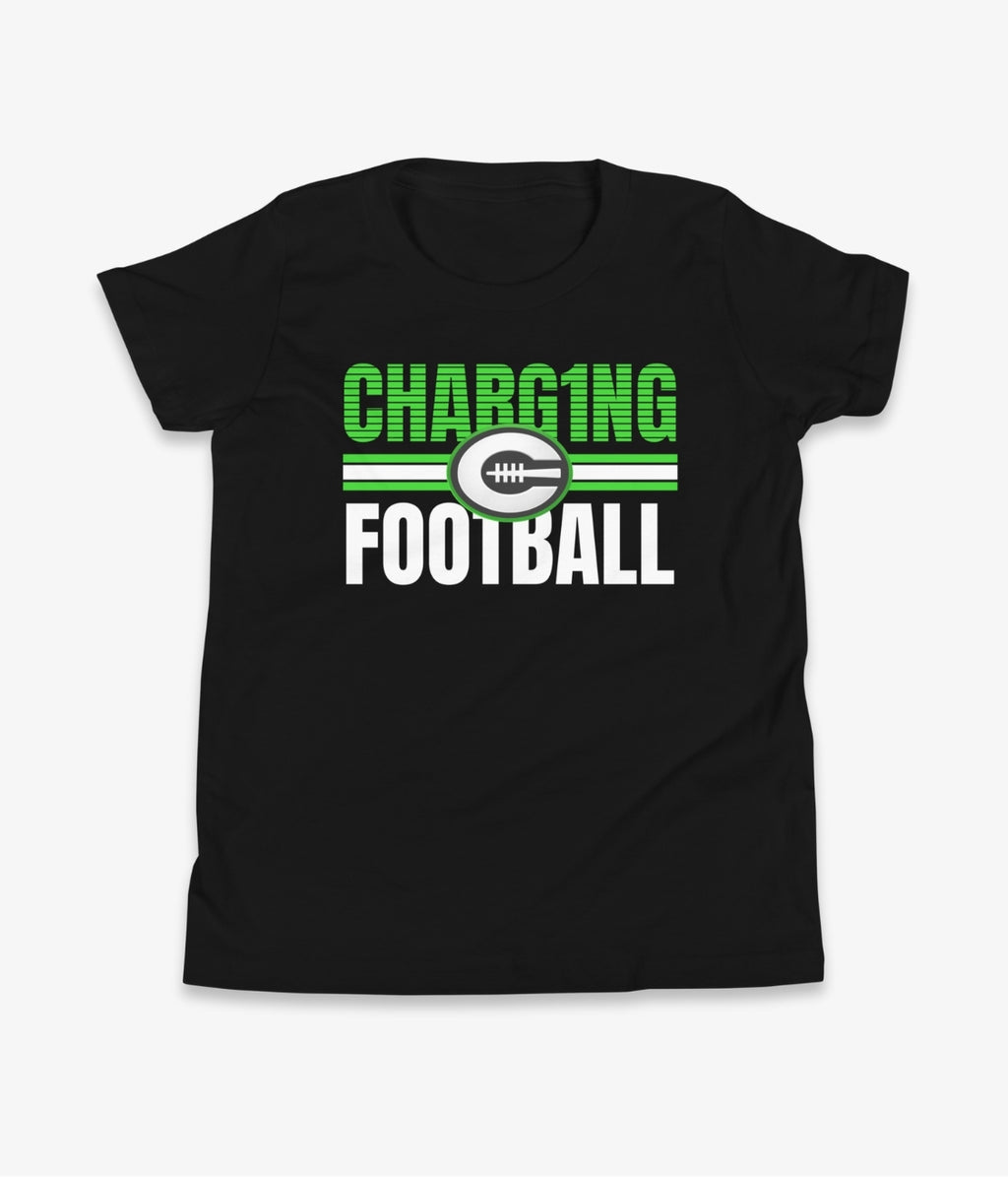 Youth CHARG1NG Football Signature Stripe Tee