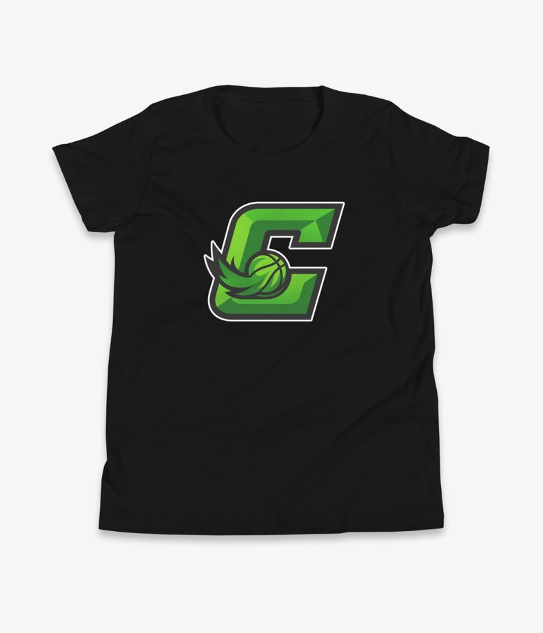 Youth The C Logo Short Sleeve Tee (black)